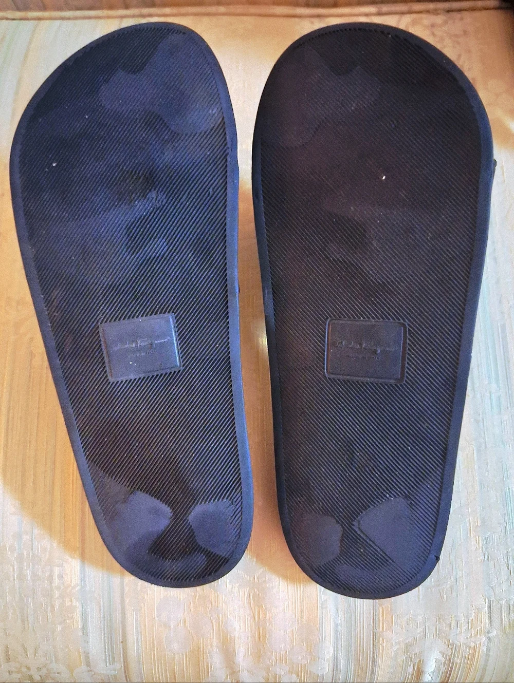 Salvatore Ferragamo Black Slide Sandals